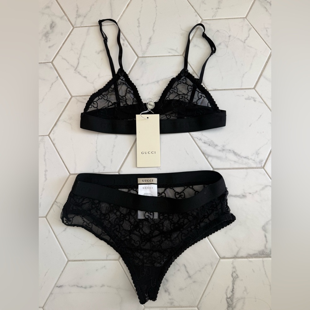 Black Off Brand Underwear Set